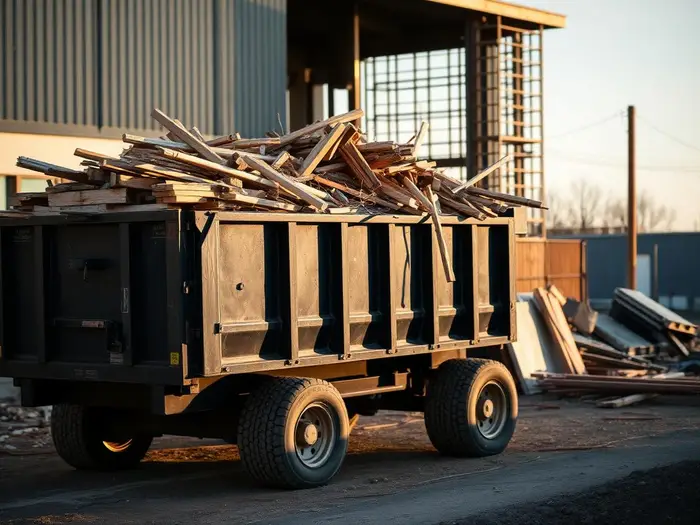 20 yd · Construction debris